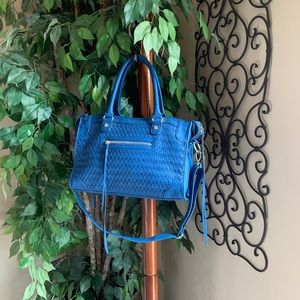 Steve Madden Faux Leather Woven Stitch Bag